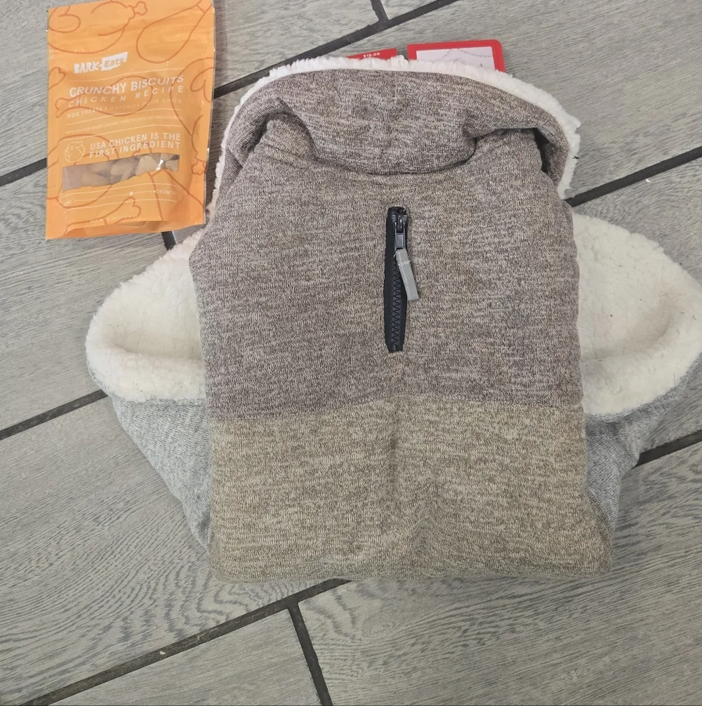 Cozy Dog Hoodie + BarkBox‎ Treats Bundle